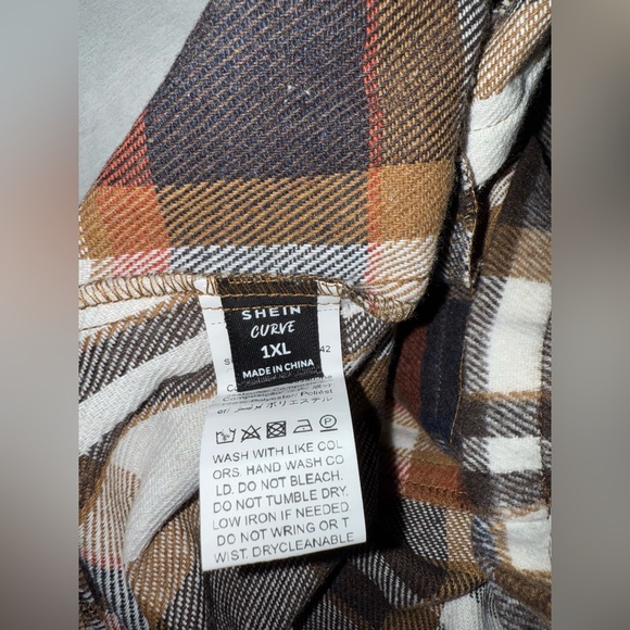 Plaid Wrap Skirt 1X - Picture 7 of 7